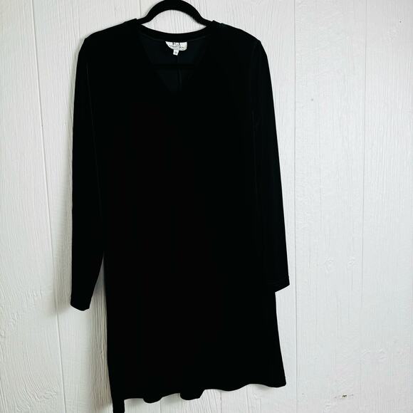 R.J. Collection by Chelsea Rousso Emerald Green Velvet Dress Jewel Tone Size 10 - Picture 11 of 12